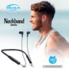 Moxx BN100 Neckband Bluetooth Headset BT5.3 Sports Headset IPX5 with Mic Noise Cancelling, Magnetic Control - Bluetooth neckband - best neckband
