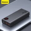 Baseus Power Bank Adaman 22.5w 20000Mah PPAD000101 Metal Digital Display Quick Charge Power Bank