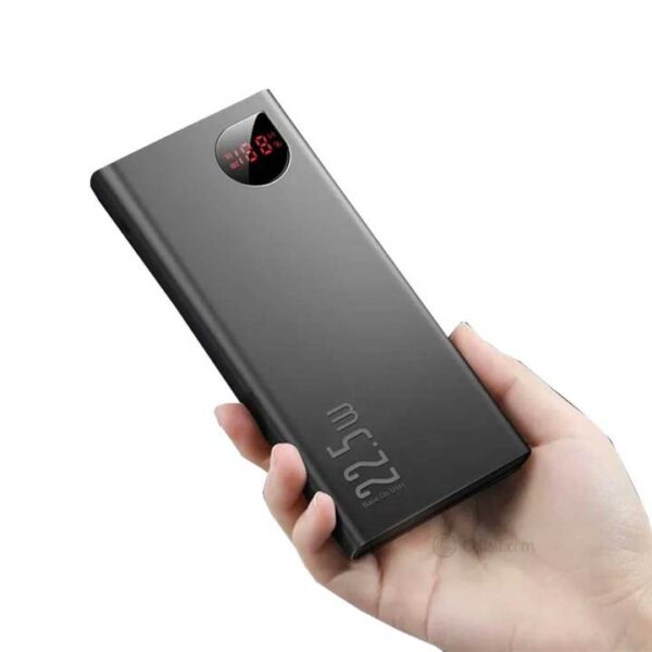 Baseus Power Bank Adaman 22.5w 20000Mah PPAD000101 Metal Digital Display Quick Charge Power Bank