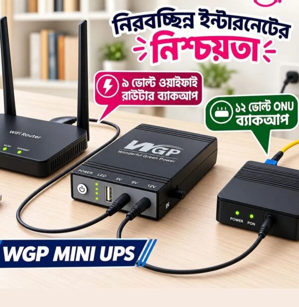 New Version WGP mini UPS 10400mAh With 6 Month Warranty