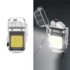 Lighter Waterproof ARC Electric USB Camping Flash light Rechargeable