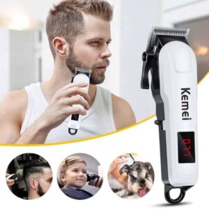 Kemei 809A AC/DC Rechargeable Professional Hair and Beard Trimmer for Men