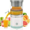 Electric Juicer Rechargeable Juicer Machine Orange Lemon Citrus Fruit Press Portable Juicer machine Mini Juicer Rechargeable Juicer Portable Juicer Machine Mini Juicer