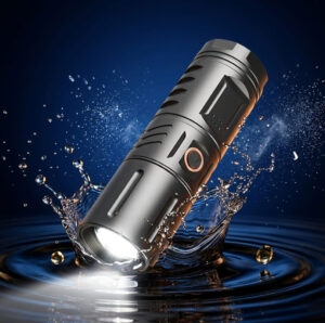 High Power Sanford Super Bright Flashlight – Slide Zoom White Laser LED Edition with 30000mah battery